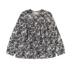 Maudette Floral Blouse | Black