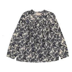 Maudette Floral Blouse | Black