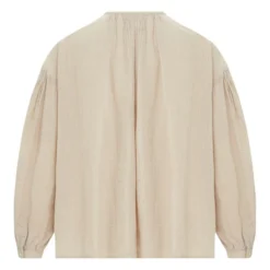 Erica Bubble Crepe Blouse | Sand 8 Erica Bubble Crepe Blouse | Sand -Trend Luxer Sales Store unnamed file 697
