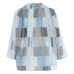 Violene Mixtape Blouse | Blue -Trend Luxer Sales Store unnamed file 726