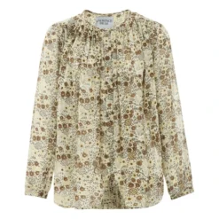 Cigar Printed Blouse | Yellow