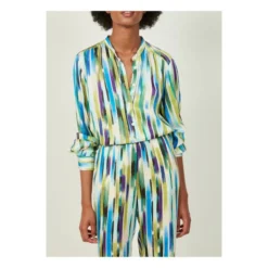 Hartford Codex Printed Blouse | Blue -Trend Luxer Sales Store unnamed file 756