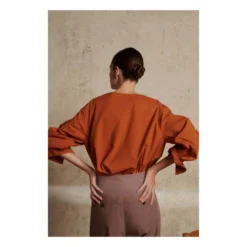 Soeur Tunisia Blouse | Orange -Trend Luxer Sales Store unnamed file 765