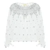 Cecile Embroidered Blouse | White