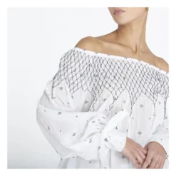 Cecile Embroidered Blouse | White 7 Cecile Embroidered Blouse | White -Trend Luxer Sales Store unnamed file 768