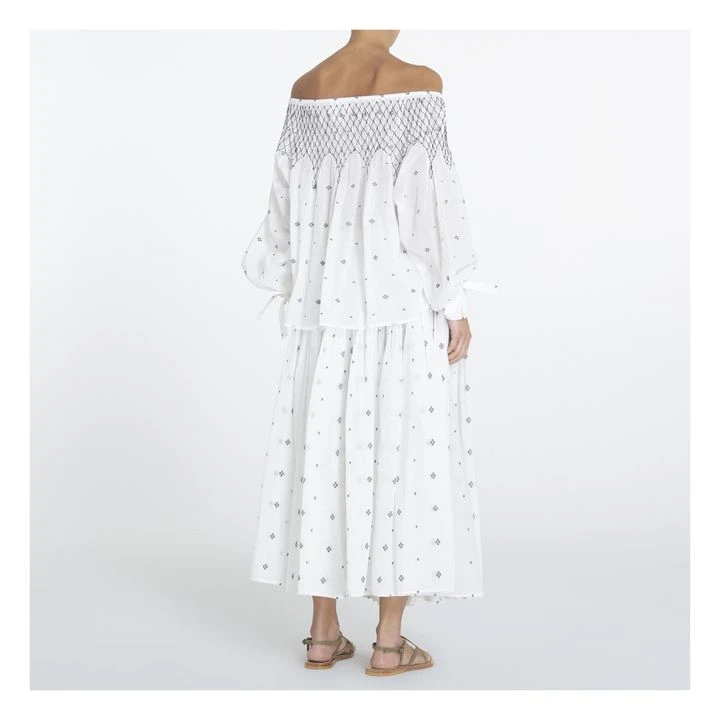 Cecile Embroidered Blouse | White 4 Cecile Embroidered Blouse | White - Image 4