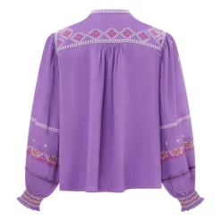 Embroidered Blouse | Purple -Trend Luxer Sales Store unnamed file 788