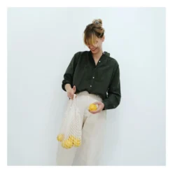 Rosebush Double Cotton Muslin Blouse - Women’s Collection | Dark Green -Trend Luxer Sales Store unnamed file 805