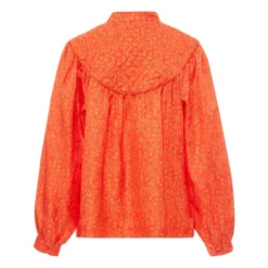 Stella Nova Amalie Silk Blouse | Orange -Trend Luxer Sales Store unnamed file 814