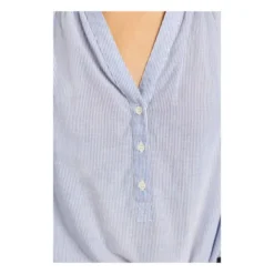 Vanessa Bruno Nipoa Striped Blouse | Blue -Trend Luxer Sales Store unnamed file 840