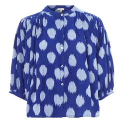 Bellerose Ink Printed Blouse - Women's Collection | Blue