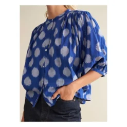Bellerose Ink Printed Blouse - Women's Collection | Blue 12 Bellerose Ink Printed Blouse - Women's Collection | Blue -Trend Luxer Sales Store unnamed file 888