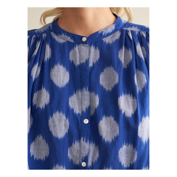 Bellerose Ink Printed Blouse - Women's Collection | Blue 6 Bellerose Ink Printed Blouse - Women's Collection | Blue - Image 6