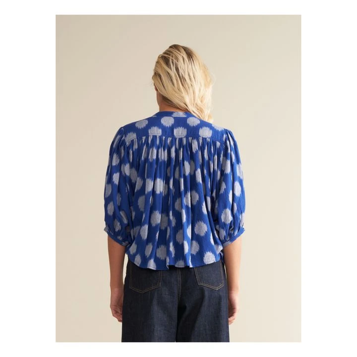 Bellerose Ink Printed Blouse - Women's Collection | Blue 7 Bellerose Ink Printed Blouse - Women's Collection | Blue - Image 7