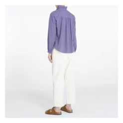 Caspian Cotton Poplin Blouse | Mauve -Trend Luxer Sales Store unnamed file 914