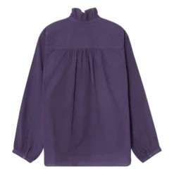 Caspian Cotton Poplin Blouse | Mauve -Trend Luxer Sales Store unnamed file 915
