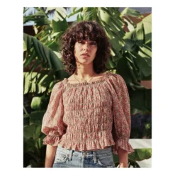 Lana Blouse | Red -Trend Luxer Sales Store unnamed file 930