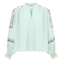 Embroidered Blouse | Blue