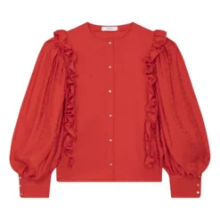 Dustin Cloud Blouse | Red
