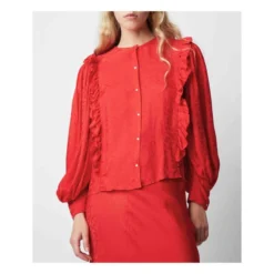 Dustin Cloud Blouse | Red -Trend Luxer Sales Store unnamed file 960