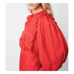 Dustin Cloud Blouse | Red -Trend Luxer Sales Store unnamed file 961