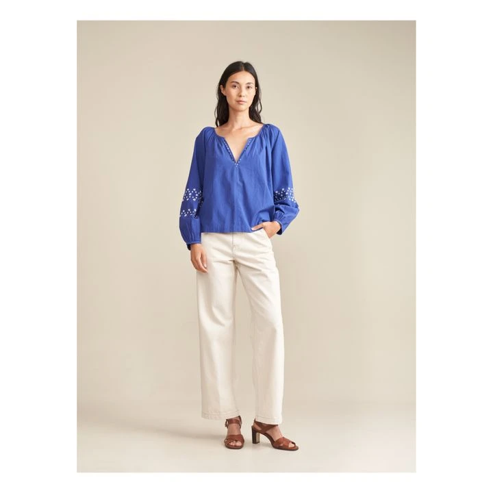Bellerose Fanny Blouse - Women’s Collection | Blue 2 Bellerose Fanny Blouse - Women’s Collection | Blue - Image 2