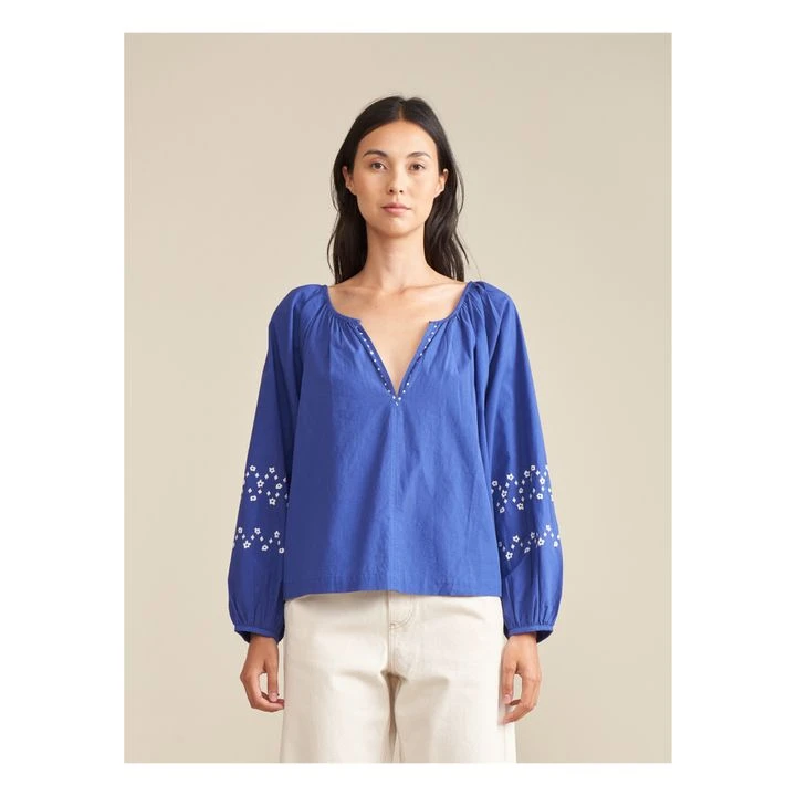 Bellerose Fanny Blouse - Women’s Collection | Blue 3 Bellerose Fanny Blouse - Women’s Collection | Blue - Image 3