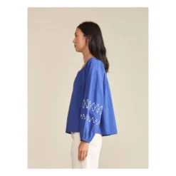 Bellerose Fanny Blouse - Women’s Collection | Blue 11 Bellerose Fanny Blouse - Women’s Collection | Blue -Trend Luxer Sales Store unnamed file 987