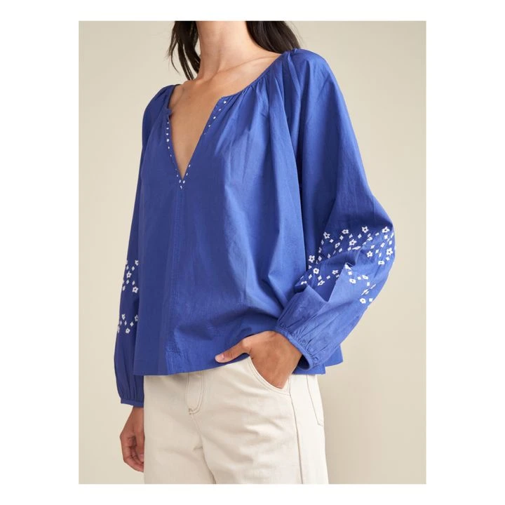Bellerose Fanny Blouse - Women’s Collection | Blue 5 Bellerose Fanny Blouse - Women’s Collection | Blue - Image 5