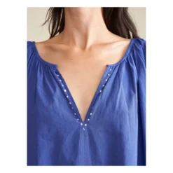 Bellerose Fanny Blouse - Women’s Collection | Blue 13 Bellerose Fanny Blouse - Women’s Collection | Blue -Trend Luxer Sales Store unnamed file 989