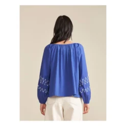Bellerose Fanny Blouse - Women’s Collection | Blue 14 Bellerose Fanny Blouse - Women’s Collection | Blue -Trend Luxer Sales Store unnamed file 990